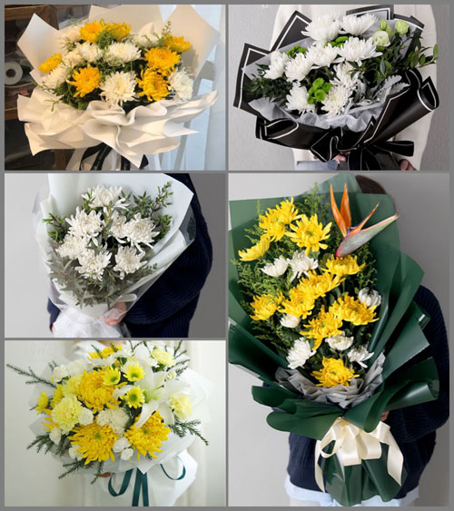浙江省温州永嘉县瓯北街道白事花束代送